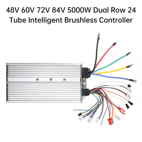 5000W 48V/60V/72V/84V Electric Bike Intelligent Brushless DC Motor Controller with Double MOS Tube E
