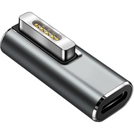 Magnetic USB C Female to Mags 2 T Tip Male Adapter 100W PD Power Charger Type-C Converter Connector 