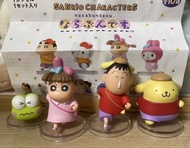 $20@1 $50 for all 蠟筆小新 sanrio 三麗鷗 聯名 扭蛋 公仔 Sanrio Characters Narabundesu Figures - Crayon Shin-chan 