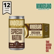 Wonderland Cocktail Espresso Martini (12 x 125ml)