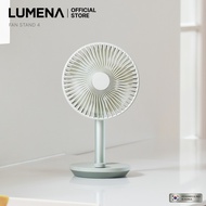 LUMENA STAND 4 Table Desk USB Wireless Fan Powerful Portable Electric Cooling Desktop Fan