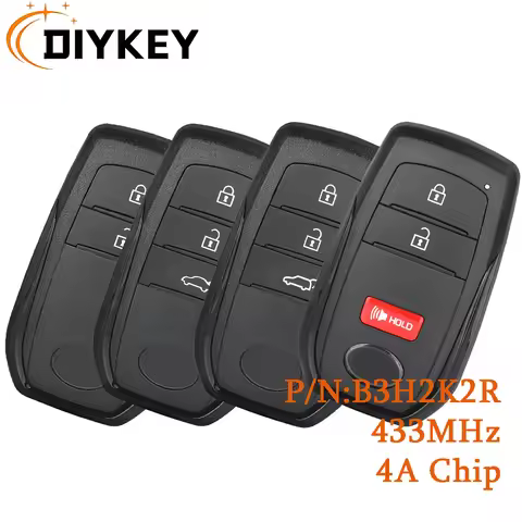 B3H2K2R Smart Remote Key Fob for Toyota Corolla Cross Yaris Camry Innova 2020 2021 2022 2023 2024 20
