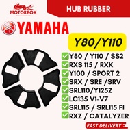 Y80 HUB RUBBER SET - Y110 SS2 RXS RXK Y100 SPORT 2 SRX SRE SRV SRL Y125Z LC135 LC2 SRL115 FI RXZ HUB GETAH HUB DAMPER