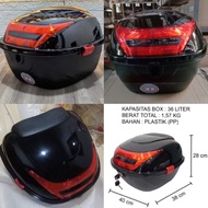 Top Box Motor 36 Liter Box Motor Belakang Universal Tail Box Merk Win
