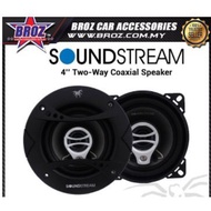 Peak 50W Broz SoundStream RX.402 4" 2-Way Coaxial Speaker 50W Peak (25W RMS)