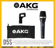 For AKG D5S Pro Audio Supercardioid Dynamic Vocal Microphone with On Off Switch (D5 S)