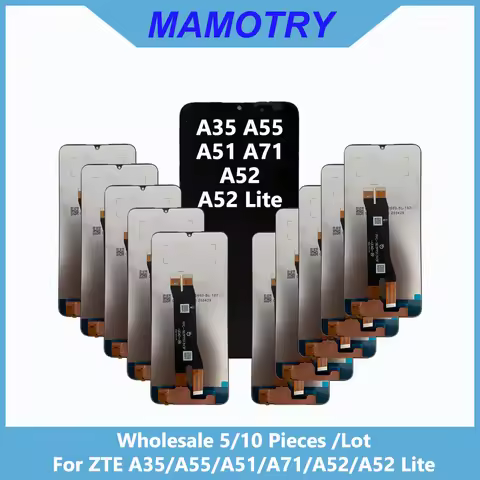 Wholesale 5/10 pieces / Lot For ZTE Blade A35 / A55 / A51 / A71 / A52 / A52 Lite Touch Screen Lcd Di