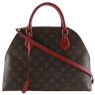 กระเป๋า Louis Vuitton Almine Toe มือสอง กระเป๋าสะพายไหล่ 2 ทาง รุ่น M41779 ลายโมโนแกรมแคนวาส สีแดง (