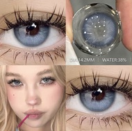 {แว่นตาสายตาสั้น -1.00~-6.00} Venice สีเทา สีน้ำเงิน สีน้ำตาล คอนแทคเลนส์ Big eyes 14.2mm 2pcs คอนแท