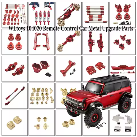 Upgrade Modification Kit for WLtoys 104020 1/10 Professional Remote Control Four-wheel Drive All-ter