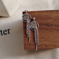 Circle Chain Silver 925 Earrings
