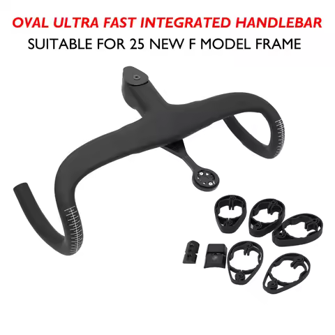 2026 New Arrival F12Carbon Integrated Handlebar For Pinarello Dogma F MY25,Ultra Light Internal Cabl