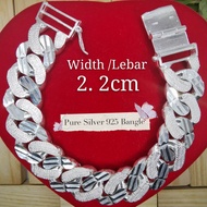 925 Silver Bracelet (Flower)/925 Silver Bangle