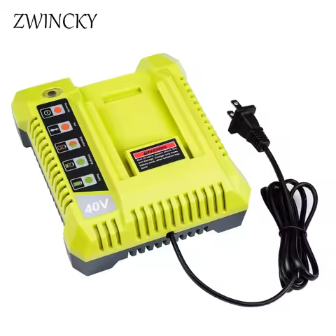 Replacement for Ryobi 40V Battery Charger OP401 Charger Compatible for Ryobi 40V Lithium Battery OP4