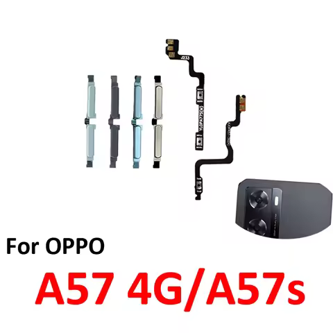 For Oppo A57 4G CPH2387 Phone New Volume Button Up Down External Key Internal Flex Cable Repair Part