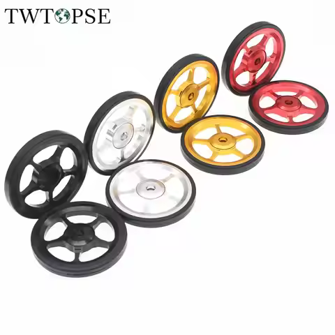 TWTOPSE Bicycle Easywheel For Brompton Folding Bike Titanium Bolts 3SIXTY Camp PIKES Rack Triangle E