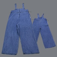 [Used D62] Jeans Overalls Soft Fabric Not Thick Waist 38 Inches