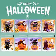 AiGooTan - HALLOWEEN COOKIES PLASTIC 10x10 CM - Halowin HALLOWEEN Medan Snack Cookie Packing Bag