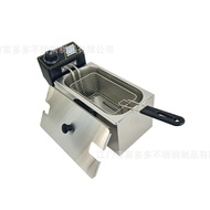 Deep fryer, electric fryer, direct manufacturer, electric timer, stainless steel, household fryer4l