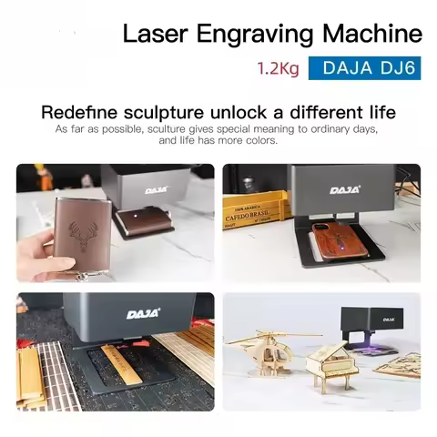 FONLAND DJ6 Laser Engraver CNC DIY Laser Engraving Machine 3000mw Fast Mini Logo Marking Food Printe