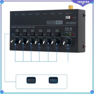[Ranarxa] Stereo Line Mixer sub Mixing Stereo Mono Adjustment Audio Mixer for Guitars
