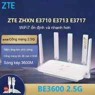 Wifi 7 ZTE E3710 E3713 E3717 Wifi 7 Router BE3600 Mbps - 2.5Gbps WAN port - 3600Mbps bandwidth - Dua