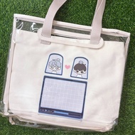 [ALNST] Tote Bag + Transparent Cover