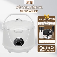 Nồi cơm điện Lebenlang LBL0589 dung tích 1200ml công suất 500W thiết kế đơn giản hiện đại - hàn