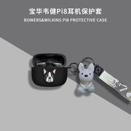 Suitable for BOWAWAJI Pi8 Wireless Bluetooth Headset Protective Case Transparent pi6 BOWAWAJIJI Pi8 