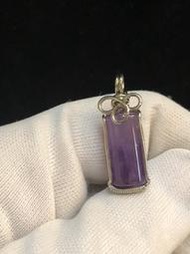 出清喔~送幸福 絕版精品收藏級 疑外婆的天然紫水晶墜子 晶柱  如圖美麗【】快來撿便宜💦💖💥💢