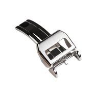 For IWC Watch Buckle Stainless Steel Stainless Steel Solid Folding Buckle Leather Strap Botao Fino W