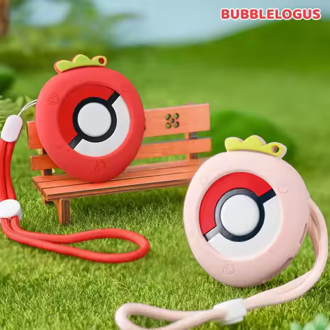 Nintendo Pokemon Protective Case Pokeball GO PLUS+ Protective Case Pikachu Silicone Strawberry Prote