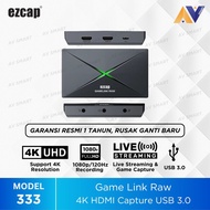 Ezcap333 4K HDMI Video Capture USB 3.1 Type C Game Link Raw Streaming Ezcap 333