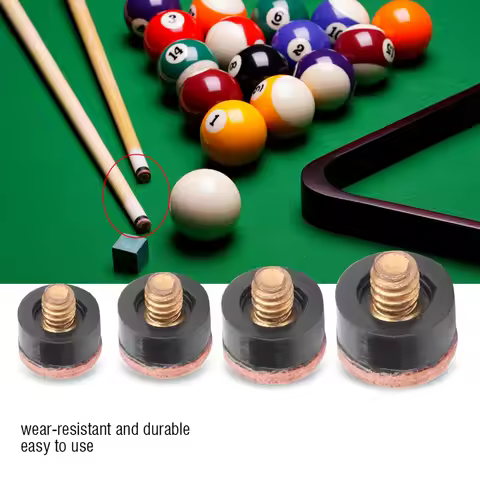 Billiards Cue Tip Billiards Snooker Pool Cue Pole Tip Replacement Parts Tackle Accessory Billiards C