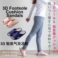 Alphax "3D Footsole Cushion Sandals" 3D 脚底气垫凉鞋 (Size)22.5-24.5cm/25-27cm (Weight) 85g (Color) M:Pink