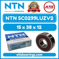 NTN SC0299LUZV2 ( 15 x 38 x 12 ) 100% ORIGINAL NTN JAPAN Bearings ALTERNATOR SC0299 SC 0299 15x38x12