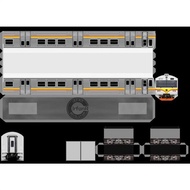 ''Terlaris" Lembaran Pola Papercra Krl Skala 50 Murah