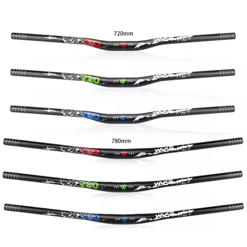 Mountain Bike Handlebars 31.8MM Diameter High-Rise Handlebar with Matte Surface 720MM 780MM Length A