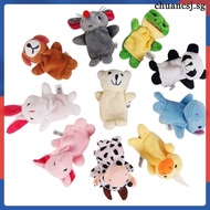 Puppets 10 Pcs to Plushie Toys for Kids Animal Storytelling Children Parent-child Game Babies Dolls Toddler chuancsj