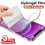 3Pcs Hydrogel Film For Realme GT 5 6 6T 7 7T Pro GT2 GT3 GT5 GT7 Explorer Master 240W Racing