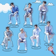 (with gift) 10th Anniversary BTS Members Double-Sided Acrylic Desk Stand