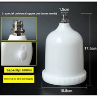 TT Twee David Bis Spray Gun Spray Gun Pot Pneumatic Spray Gun Universal Plastic Upper Pot 600 Ml
