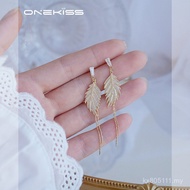 Anting-anting Baharu Rumbai Terlaris S999 Panjang Elegan 2025 Subang Jarum Perak untuk Wanita Cahaya