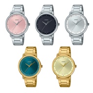 Casio Standard นาฬิกาข้อมือผู้หญิง สายสแตนเลส รุ่น LTP-B115,LTP-B115D,LTP-B115G (LTP-B115D-4E,LTP-B115D-7E,LTP-B115G-3E,LTP-B115G-9E,LTP-B115D-1E)