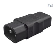 YYS Professional PVC Adapter 10A IEC C14 Male To 16A C19 Female Electrical Connector for Power Suppl