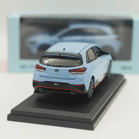Diecast 1:38 Scale i30 N Alloy Pull Back Car Model Adult Boy Hobby Collection Souvenir Gift Display 