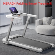 Merach Foldable Smart Treadmill Household Small Walking Machine Gym Mute Indoor Climbing Machine Little White Rhinoceros