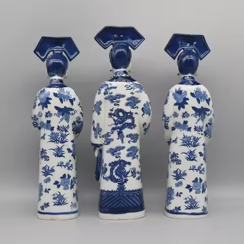 Porcelain Figurines of Chinese Princesses and Empress in Qing Dynasty, Ceramic Statue, Ancient Chine