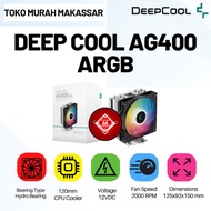 Deep Cool AG400 ARGB 120mm CPU Cooler Black / COM49-DEE