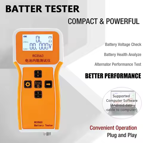 RC3563 18650 Battery Internal Resistance Tester Internal Resistance Detector Lithium Nickel Chrome B